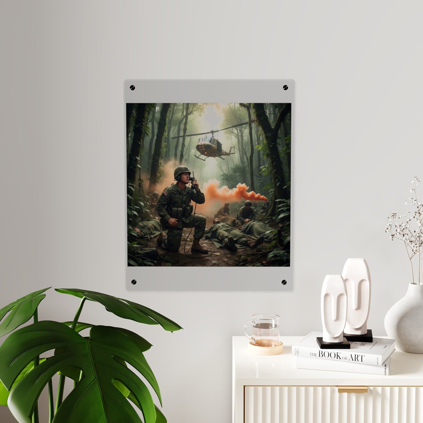 Acrylic Wall Art Panel - Medevac Request - Vietnam