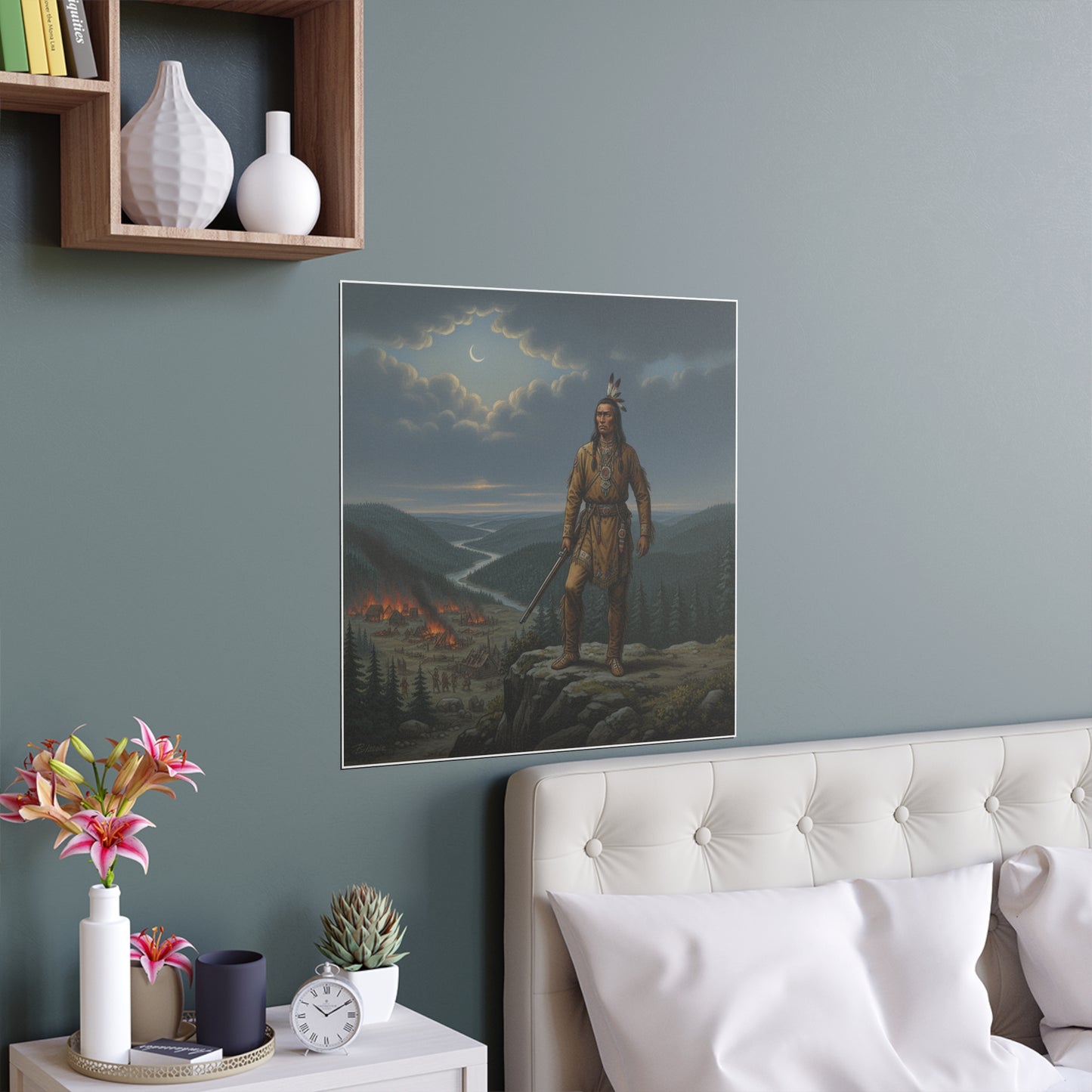Indoor and Outdoor Silk Posters - The Last Mohican