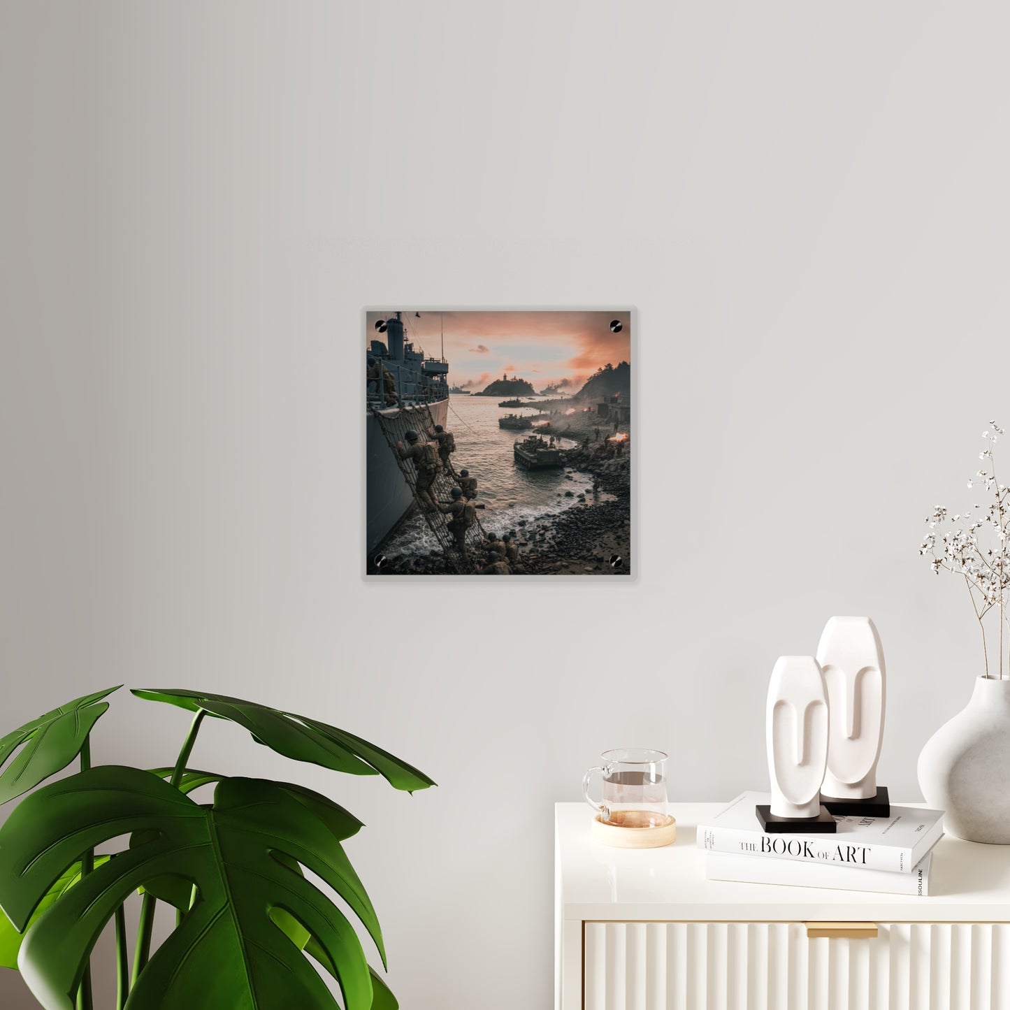 Acrylic Wall Art Panel - Inchon Landing - Korean War