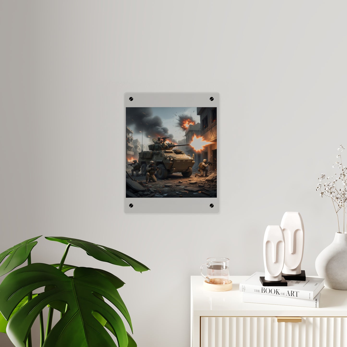 Acrylic Wall Art Panel - Marine LAV in support of the 2nd Battle of Fallujah