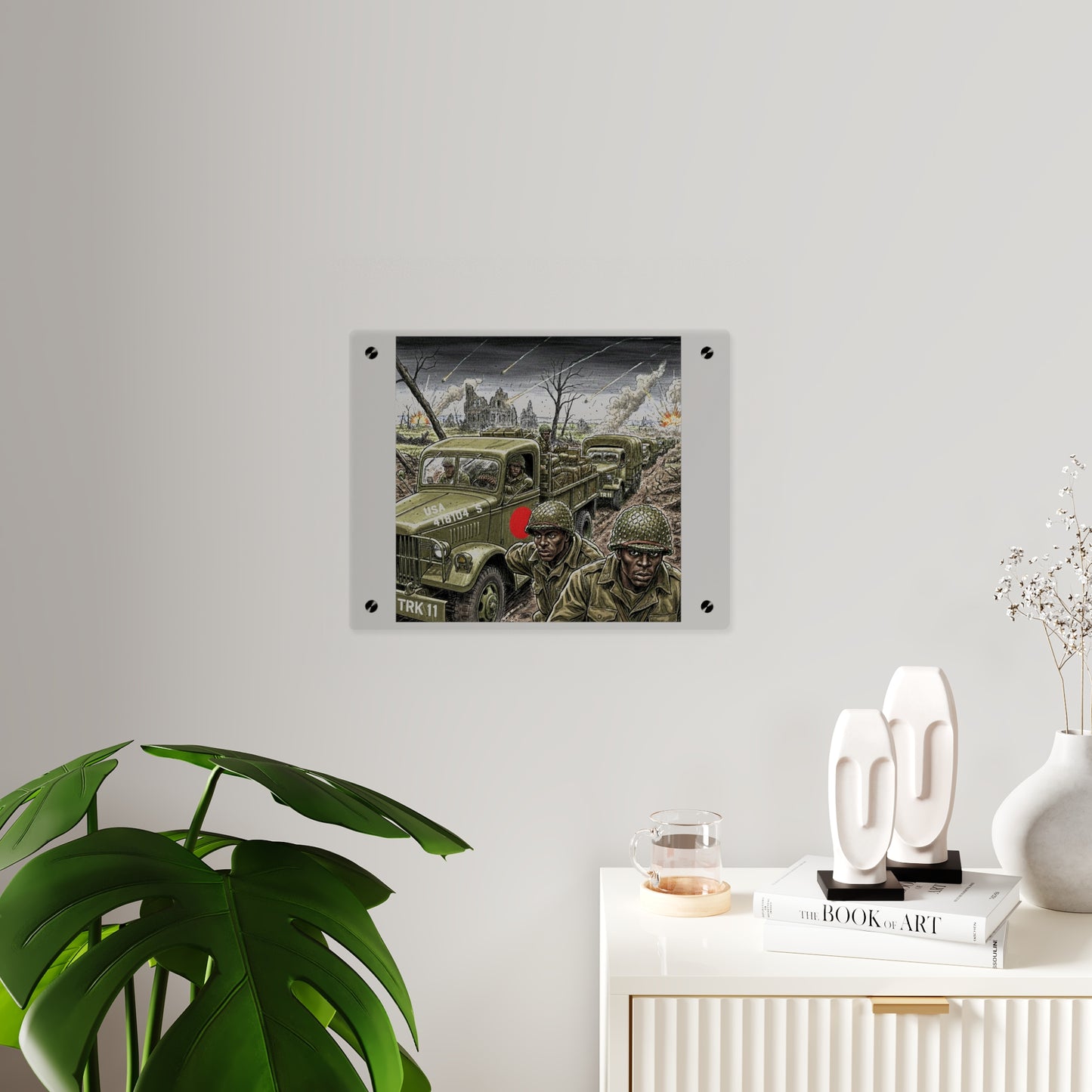 Acrylic Wall Art Panel - RedBall Express w RB