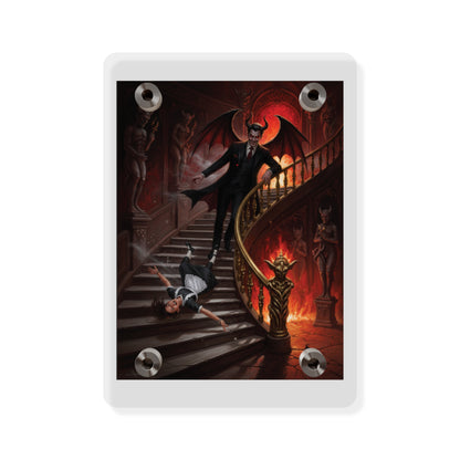 Acrylic Wall Art Panel - devil and maid