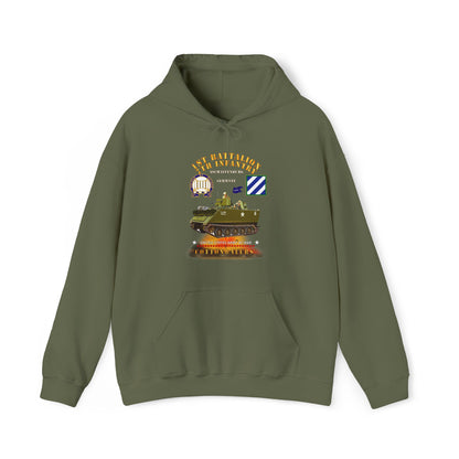 Unisex Heavy Blend™ Hooded Sweatshirt - Army - 1st Bn 7th Infantry - Aschaffenburg FRG - M113 APC  - CottonBalers X 300