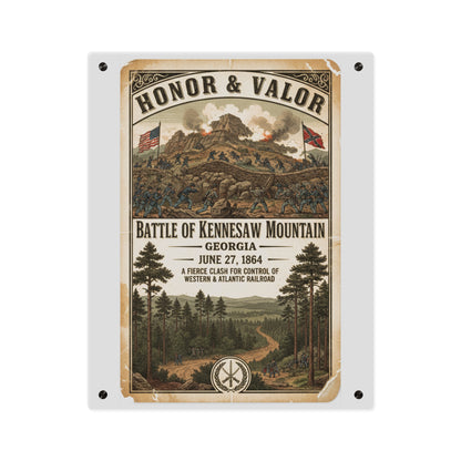 Acrylic Wall Art Panel - Battle of Kennesaw Mountain