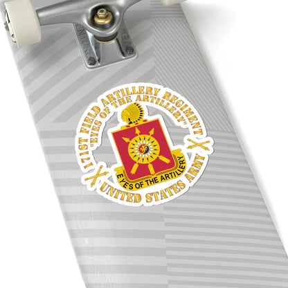 Kiss-Cut Stickers - Army - 171st Field Artillery Regiment - DUI  w FA Sep  X 300