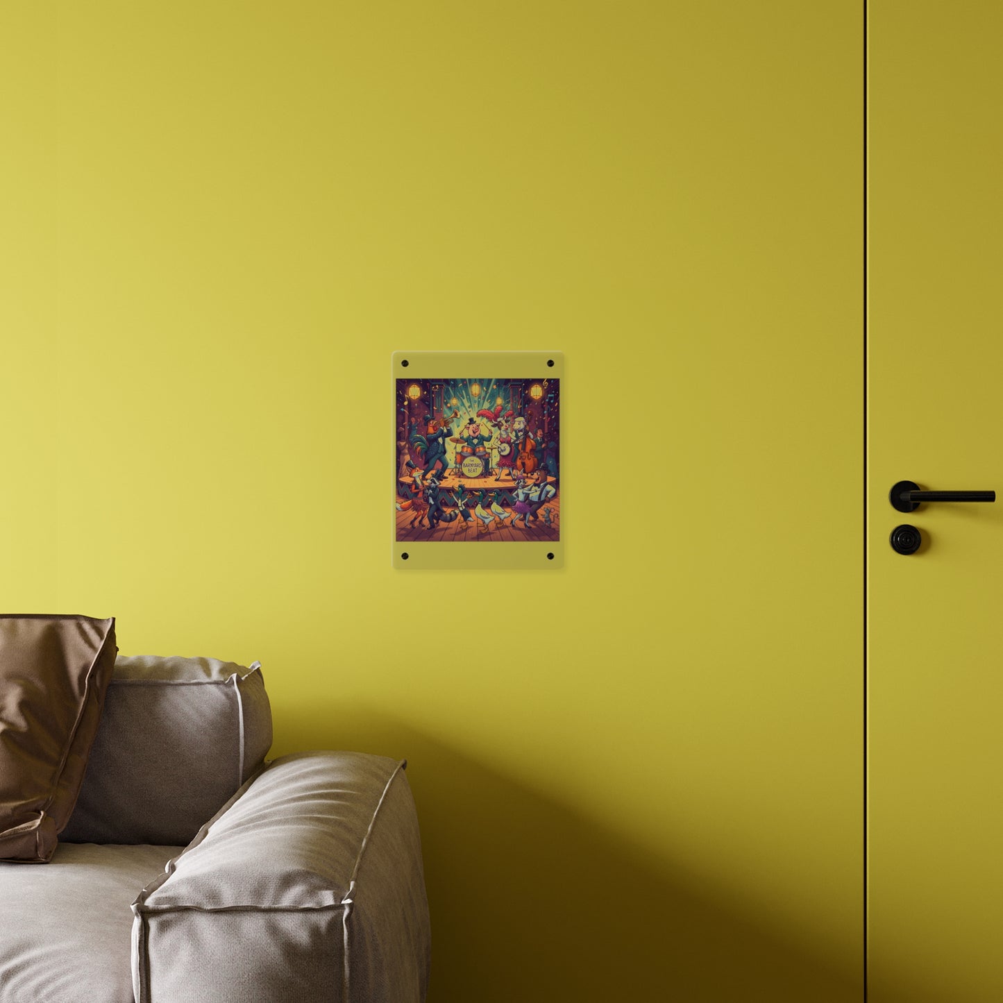 Acrylic Wall Art Panel - Farm Band Dance