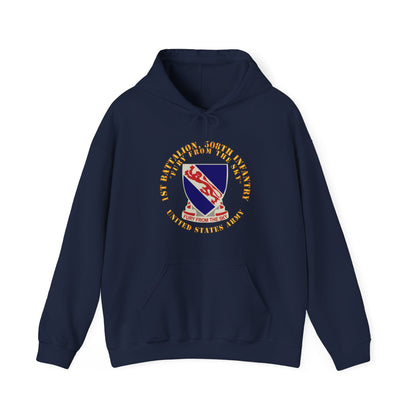 Unisex Heavy Blend™ Hooded Sweatshirt - Army -  1st Bn, 508th Infantry Regiment - Fury From the Sky - DUI X 300