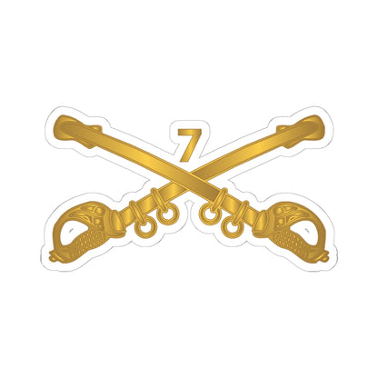 Stickers - Army 7th Cavalry Branch Kiss-Cut Stickers