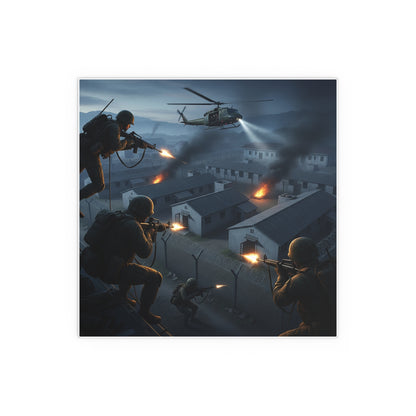 Indoor and Outdoor Silk Posters - Son Tay Rescue during the Vietnam War