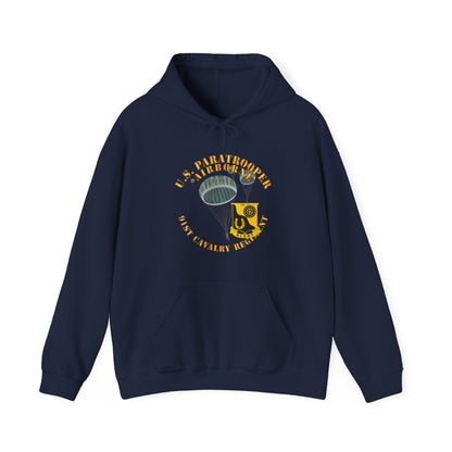 Unisex Heavy Blend™ Hooded Sweatshirt - Army - US Paratrooper - 91st Cavalry Regiment X 300