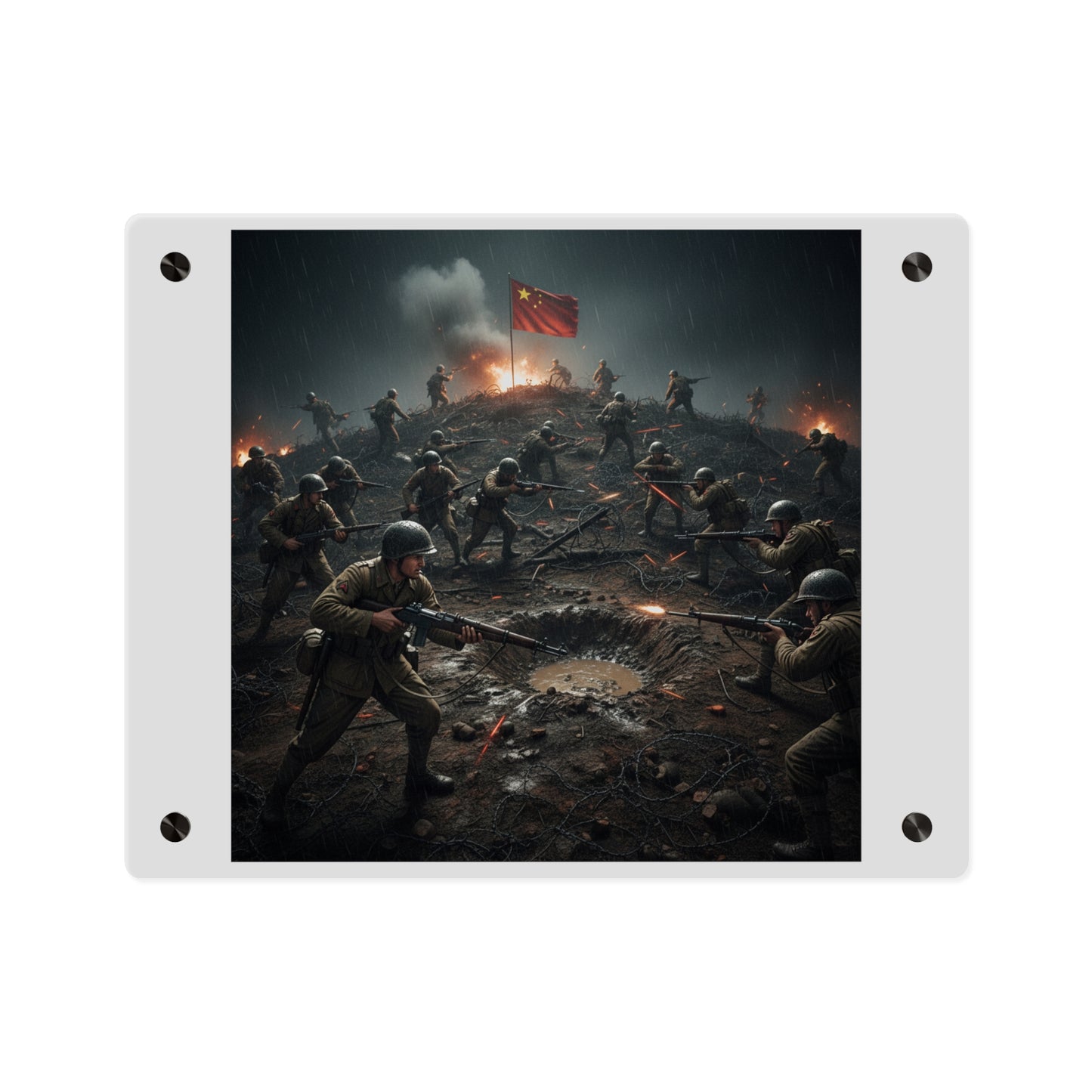 Acrylic Wall Art Panel - PorkChop Hill - Korean War