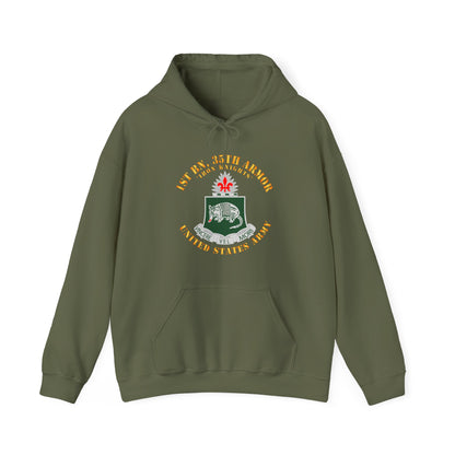 Unisex Heavy Blend™ Hooded Sweatshirt - Army - 1st Bn, 35th Armor - Iron Knights - DUI - V1 X 300