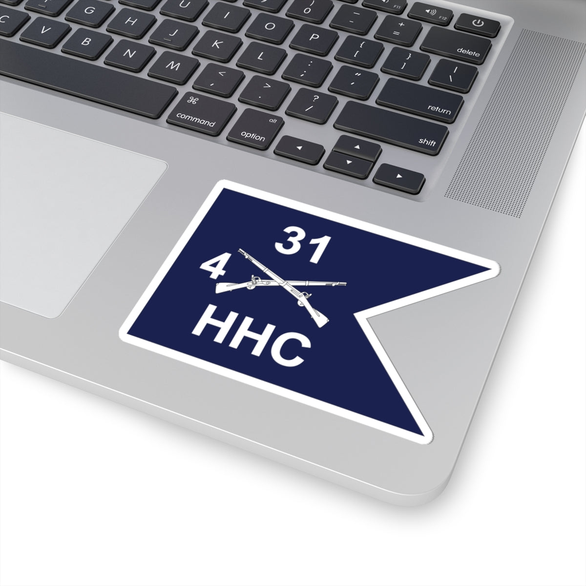 Kiss-Cut Stickers - Army - HHC,  4th Battalion, 31st Infantry Regiment - Guidon X 300
