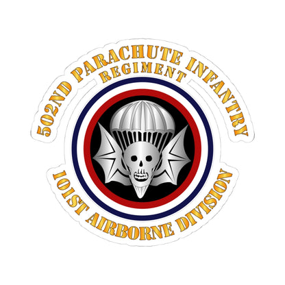 Kiss-Cut Stickers - Army - 502nd PIR - 101st Airborne Division