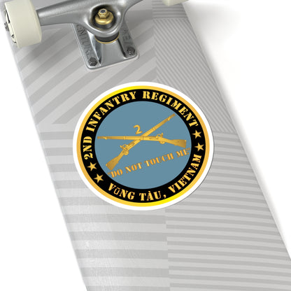 Kiss-Cut Stickers - Army - 2nd  Infantry Regiment Branch - Do Not Touch Me -  Vung Tau, Vietnam