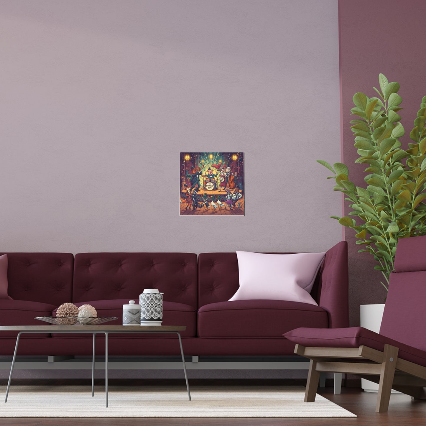 Indoor and Outdoor Silk Posters - Farm Band Dance