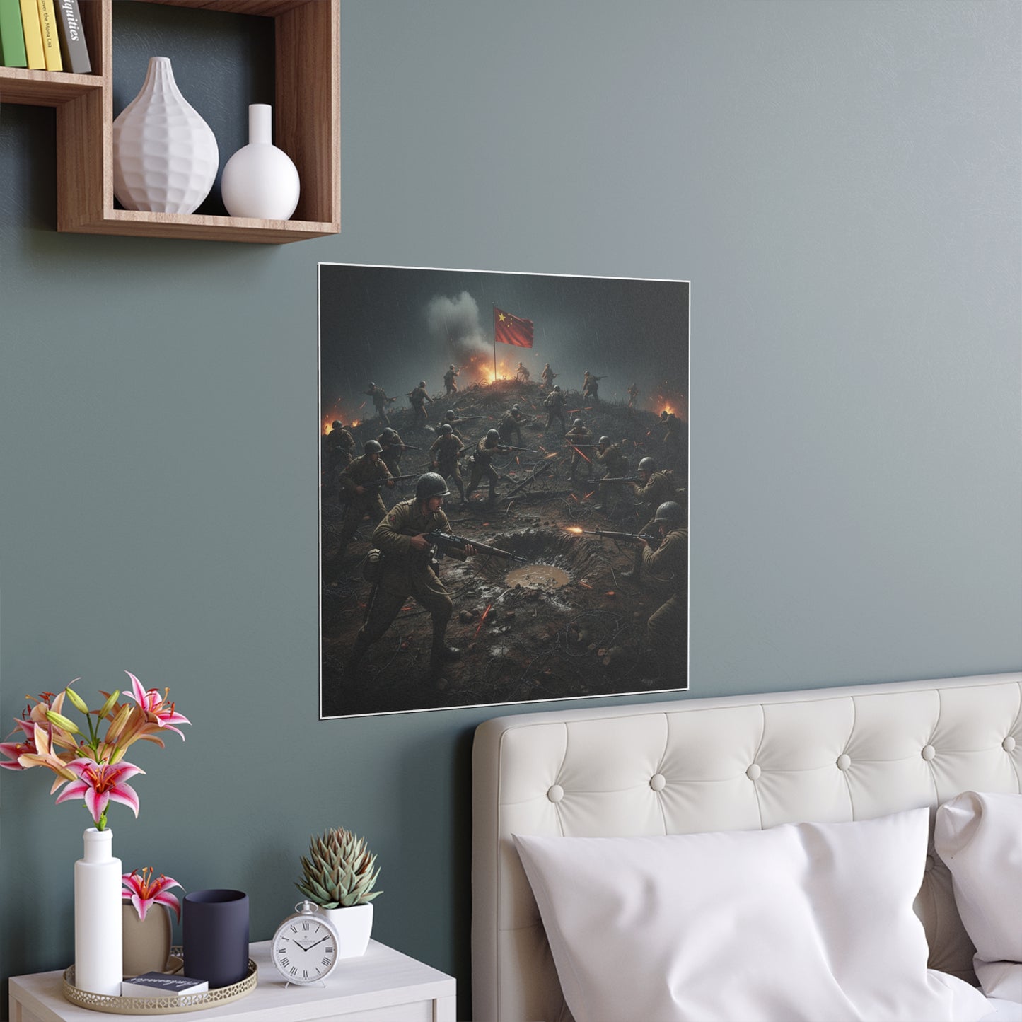 Indoor and Outdoor Silk Posters - PorkChop Hill - Korean War