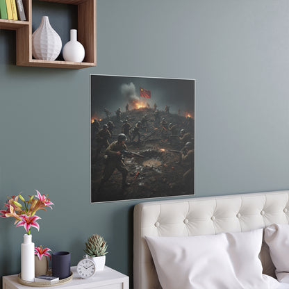 Indoor and Outdoor Silk Posters - PorkChop Hill - Korean War