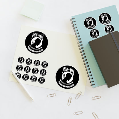 Military Sticker Sheets POW/MIA Stickers, Military Decals, Military Scrapbooking, Military Planner Accessories,