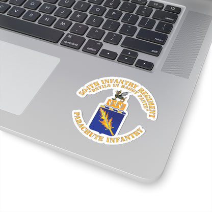 Kiss-Cut Stickers - Army - COA - 504th Infantry Regiment