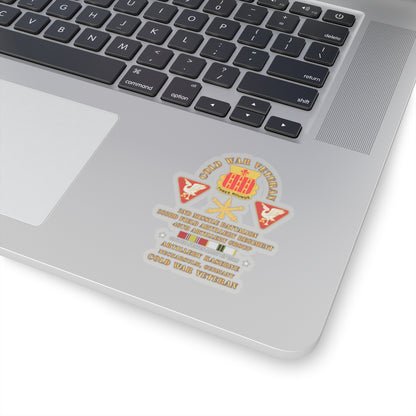 Kiss-Cut Stickers - Army - Cold War Vet - 2nd Missile Bn, 333rd Artillery 46th Artillery Group - Germany - 7th US Army  w COLD SVC