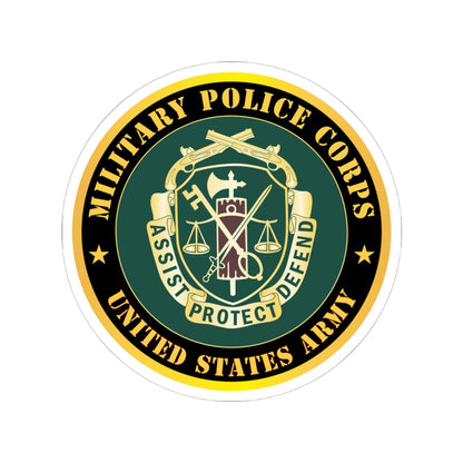 Kiss-Cut Stickers - Army - Military Police Corps Regimental Crest - United States Army