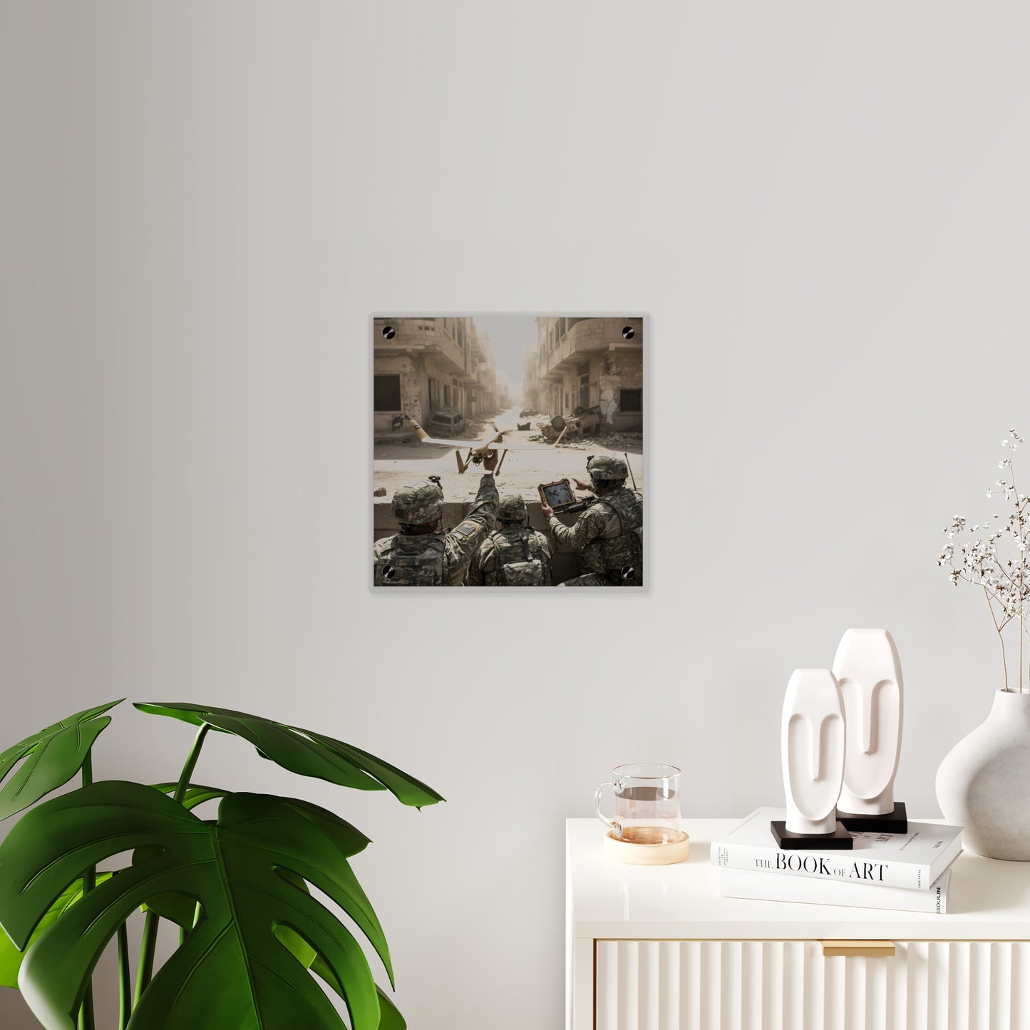 Acrylic Wall Art Panel - UAV Raven in Iraq war