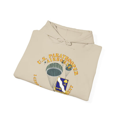 Unisex Heavy Blend™ Hooded Sweatshirt - Army - US Paratrooper - 143rd Infantry Regiment X 300