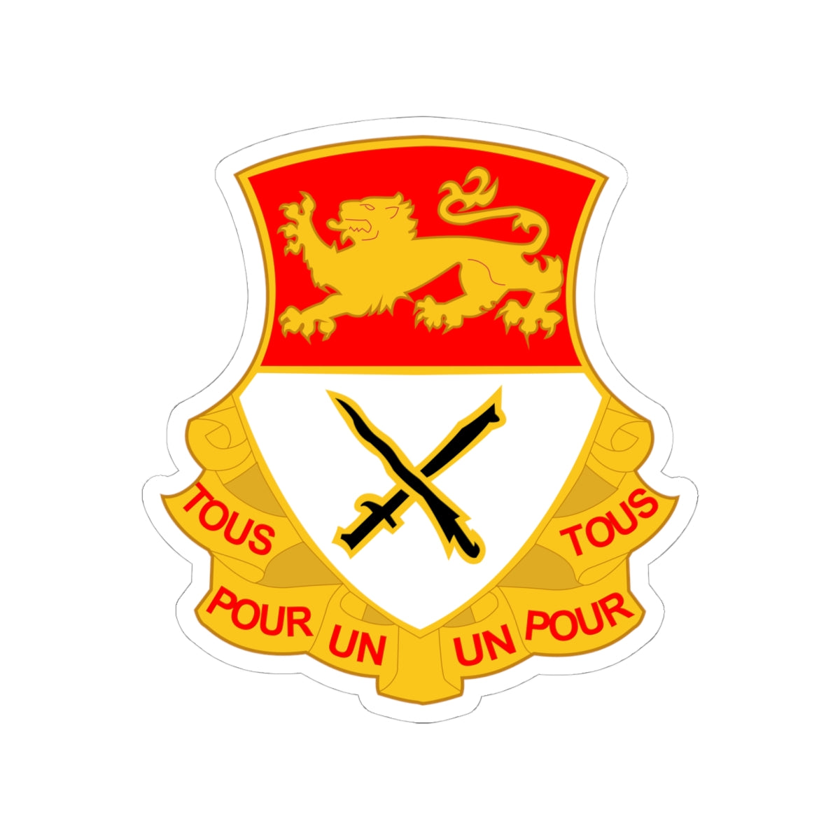 Kiss-Cut Stickers - Army  - 15th Cavalry Regiment wo Txt