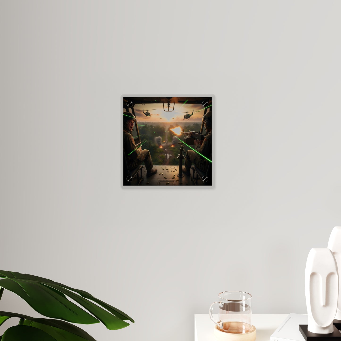 Acrylic Wall Art Panel - VIetnam Hot LZ from Side Door