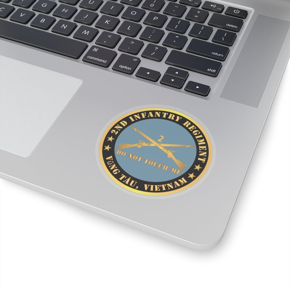 Kiss-Cut Stickers - Army - 2nd  Infantry Regiment Branch - Do Not Touch Me -  Vung Tau, Vietnam