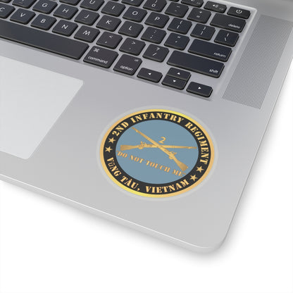 Kiss-Cut Stickers - Army - 2nd  Infantry Regiment Branch - Do Not Touch Me -  Vung Tau, Vietnam