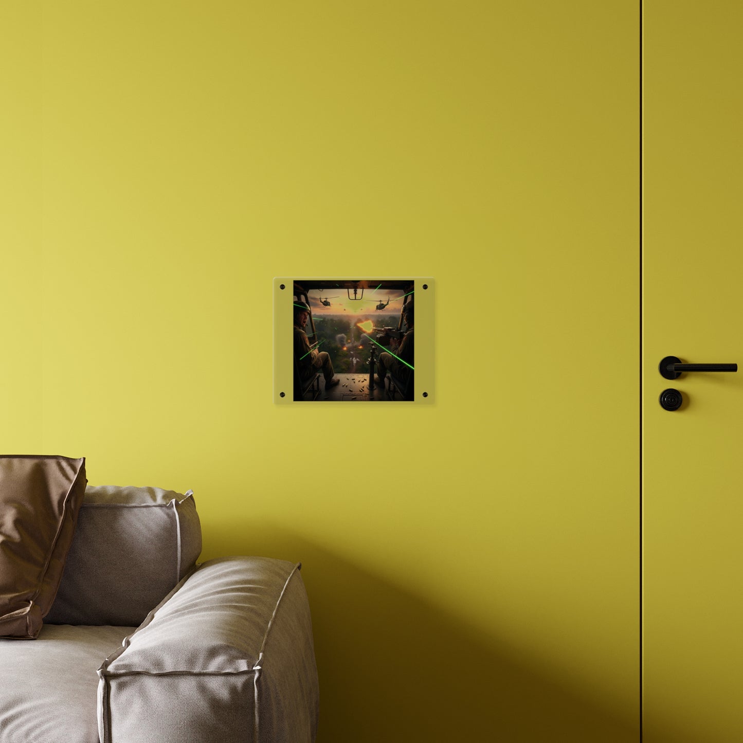 Acrylic Wall Art Panel - VIetnam Hot LZ from Side Door