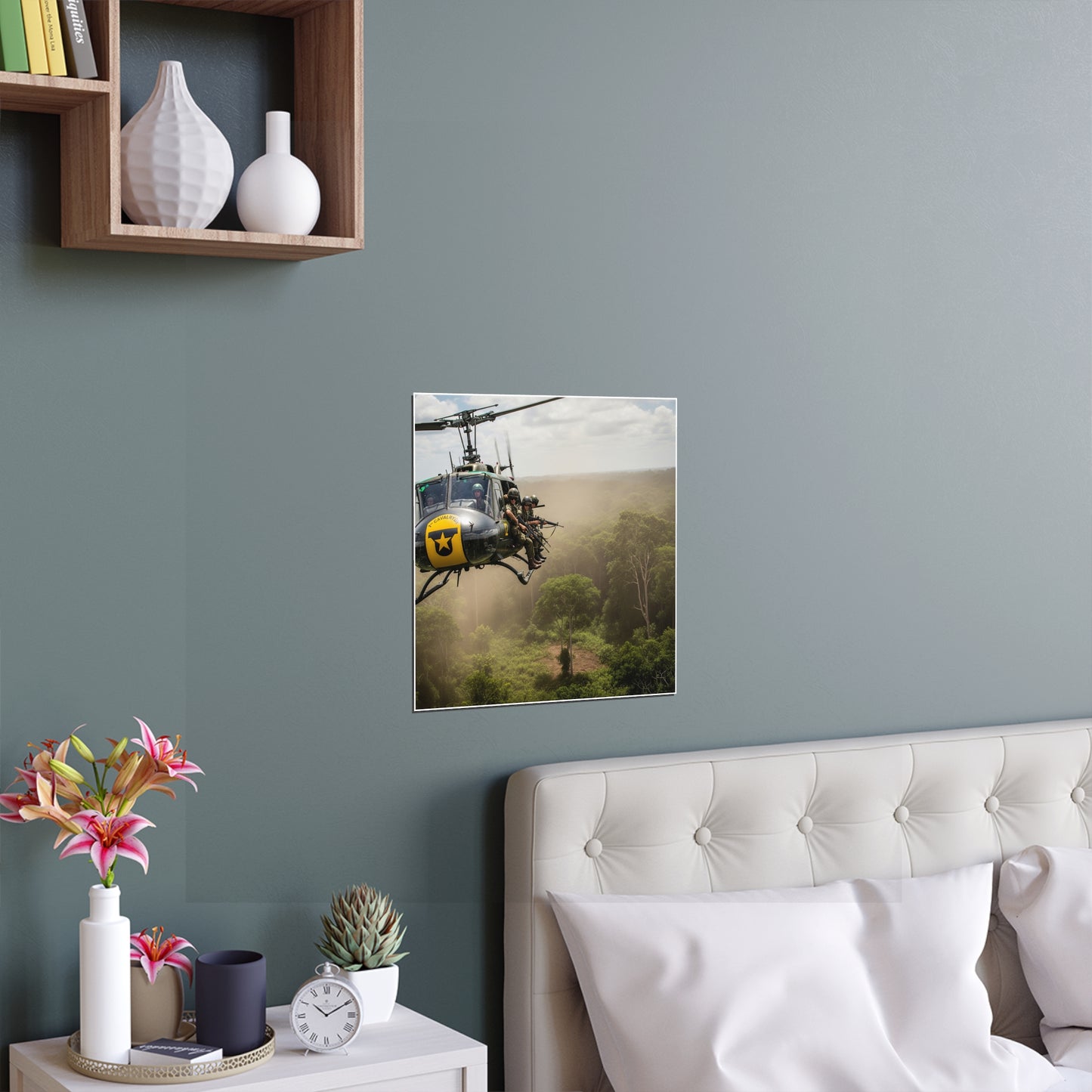 Indoor and Outdoor Silk Posters - 1st Cavalry Division - Air Assault - Vietnam