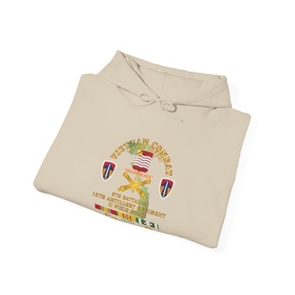Unisex Heavy Blend™ Hooded Sweatshirt - Army - Vietnam Combat Vet - 6th Bn 15th Artillery - I I Field Force w105mm