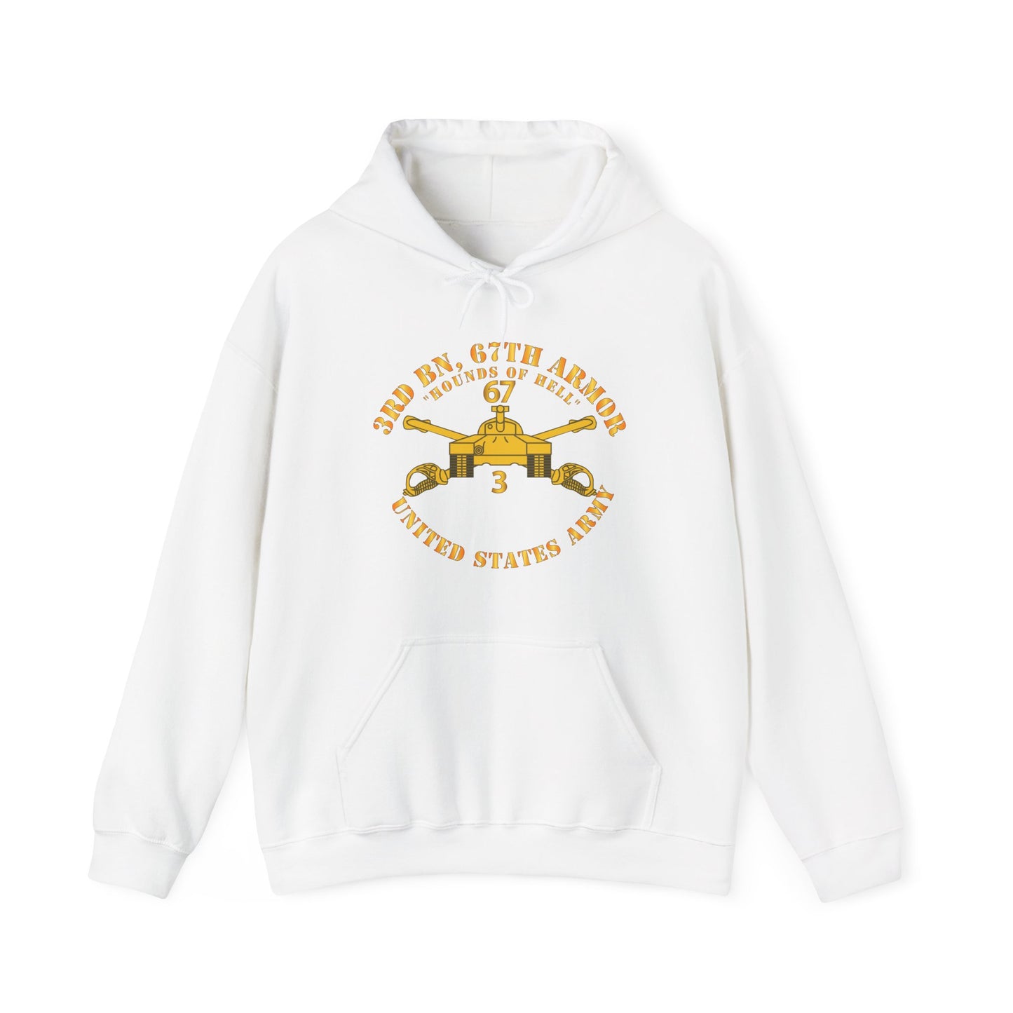 Unisex Heavy Blend™ Hooded Sweatshirt - Army - 3rd Bn 67th Armor - Armor Branch