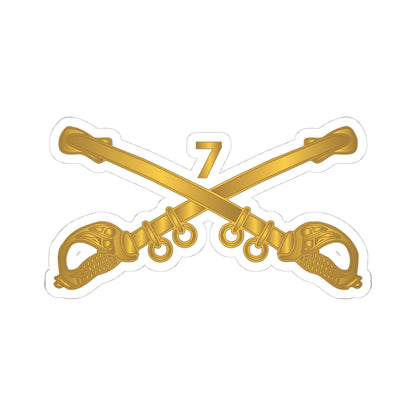 Stickers - Army 7th Cavalry Branch Kiss-Cut Stickers