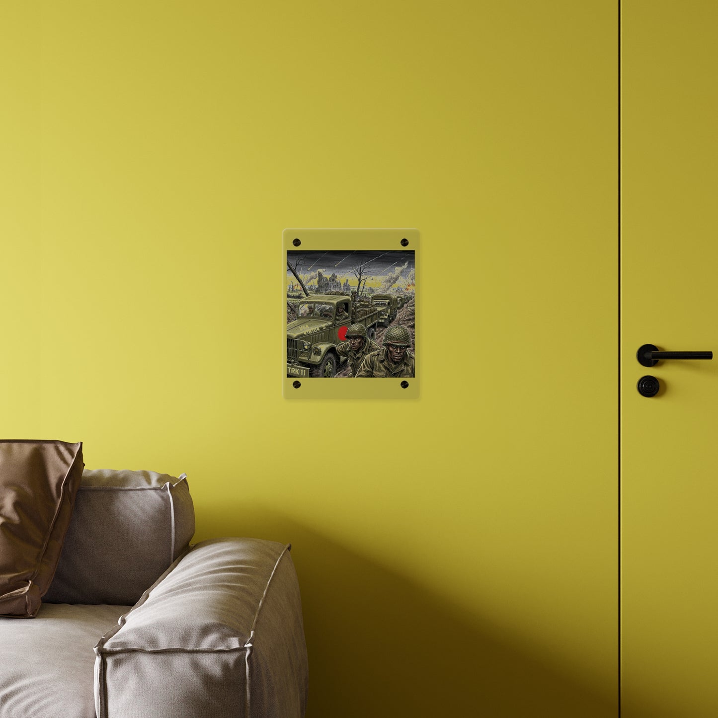 Acrylic Wall Art Panel - RedBall Express w RB