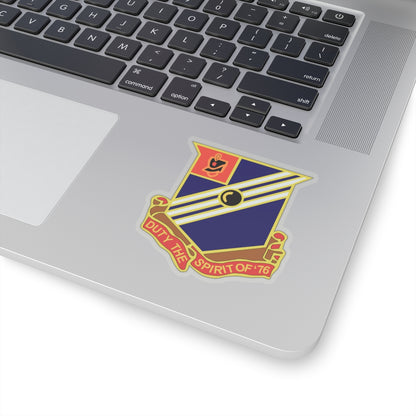 Kiss-Cut Stickers -  Army - 76th Field Artillery Regiment wo Txt X 300