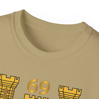 Unisex Ultra Cotton Tee - Army - 69th Engineer Battalion - ENG Branch - Vietnam Vet w VN SVC X 300
