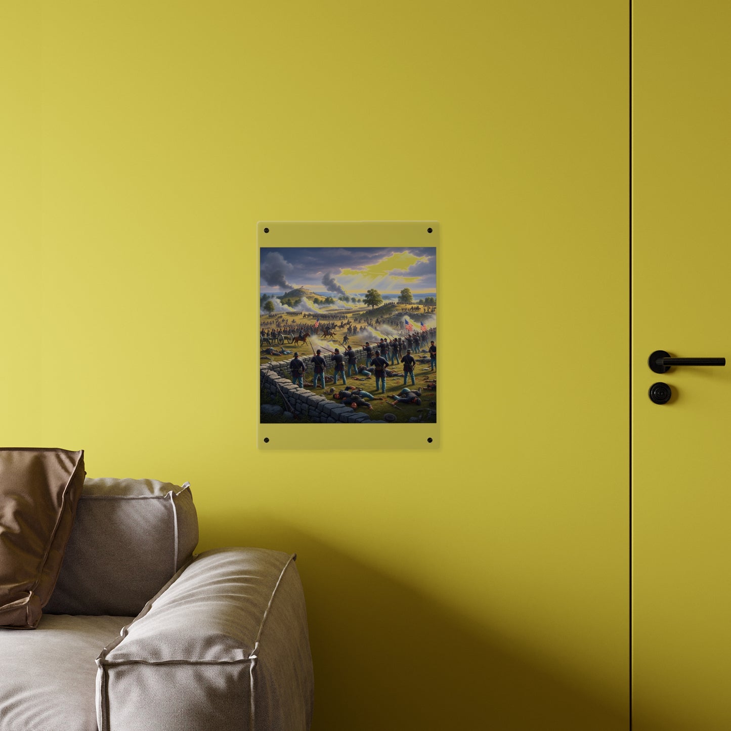 Acrylic Wall Art Panel - Battle of Gettysburg