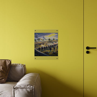 Acrylic Wall Art Panel - Battle of Gettysburg