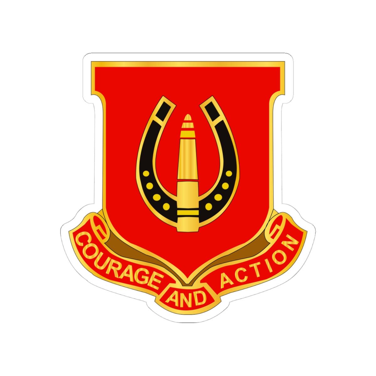 Kiss-Cut Stickers - Army - 26th Field Artillery wo Txt