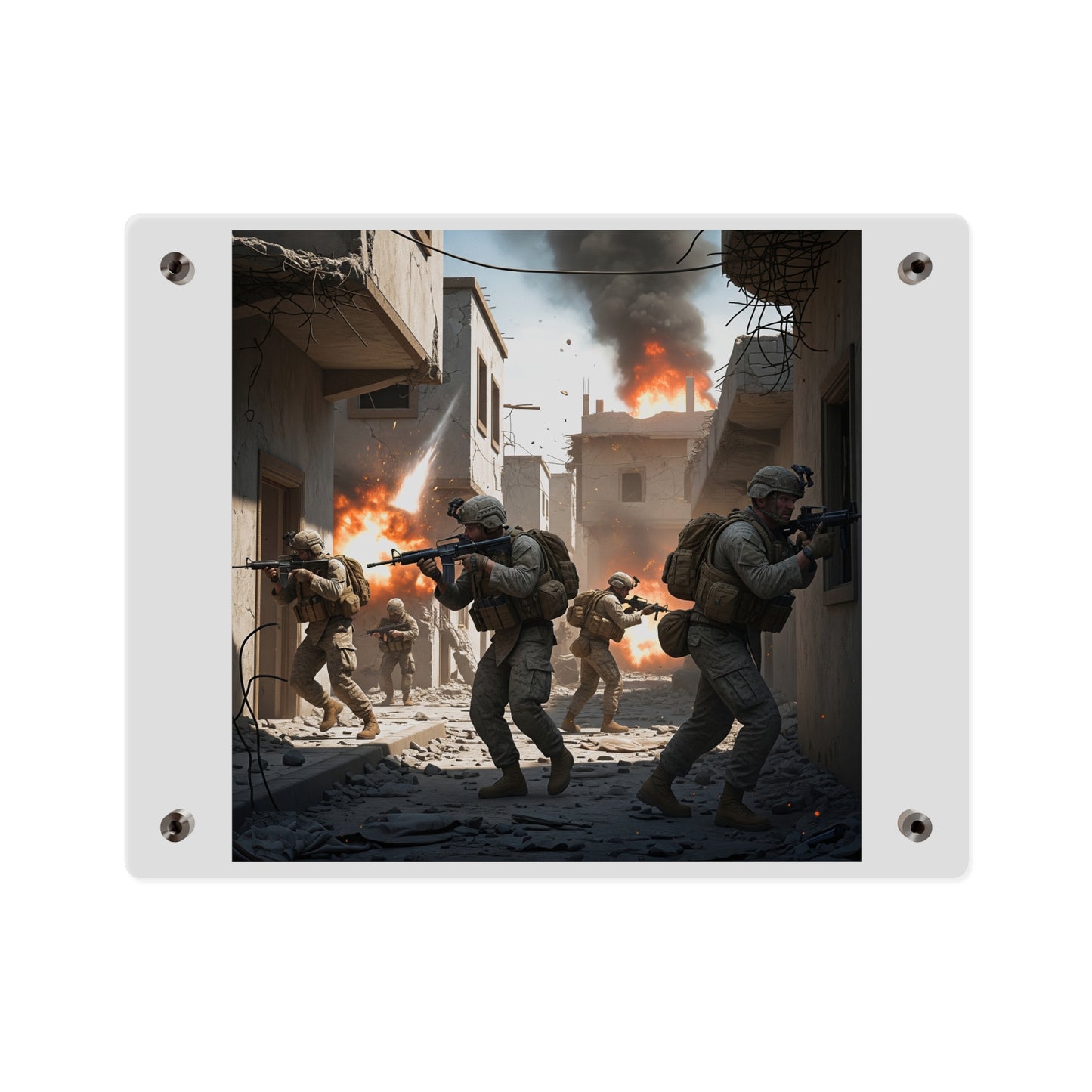 Acrylic Wall Art Panel - 2nd Battle of Fallajuh Iraq War