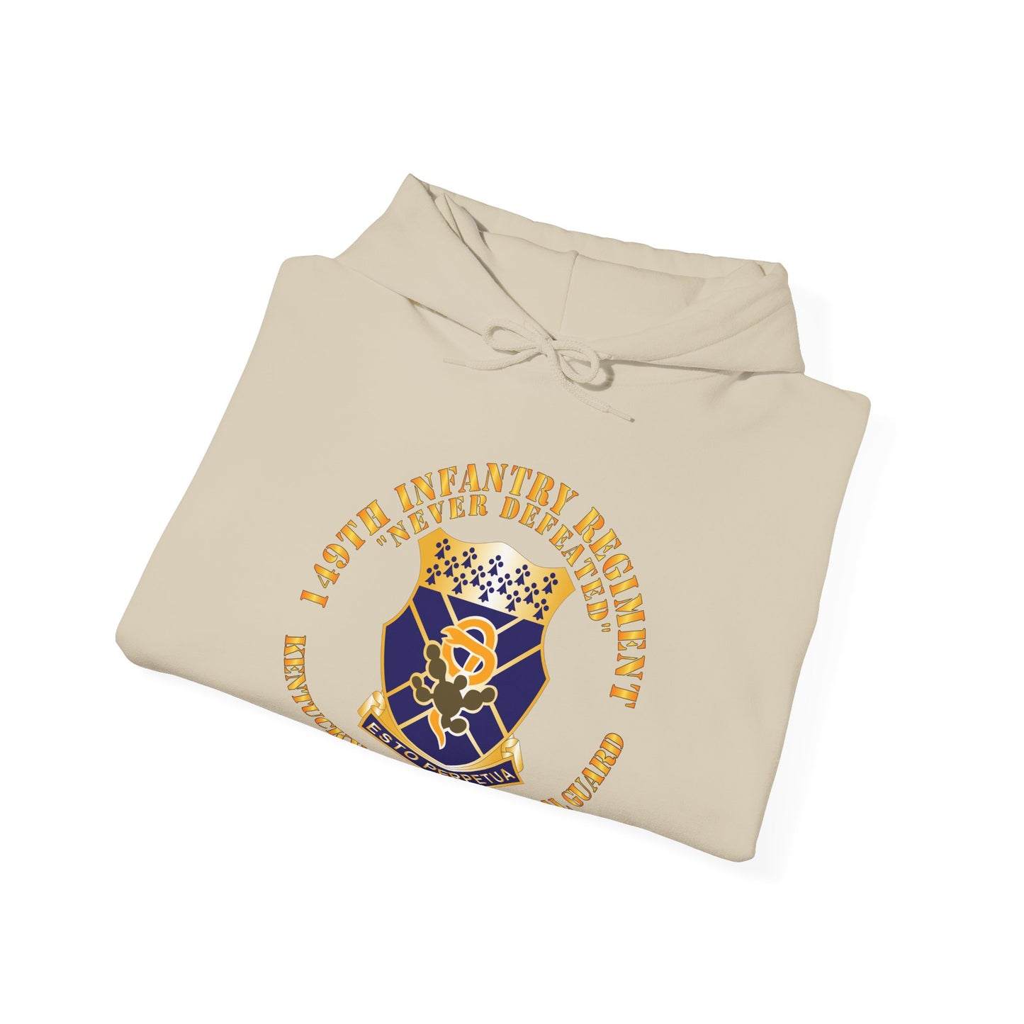 Unisex Heavy Blend™ Hooded Sweatshirt - Army -  149th Infantry Regiment - KYARNG - COA X 300