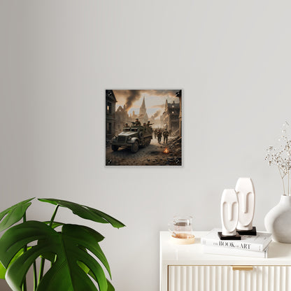 Acrylic Wall Art Panel - M3A1 Half-track