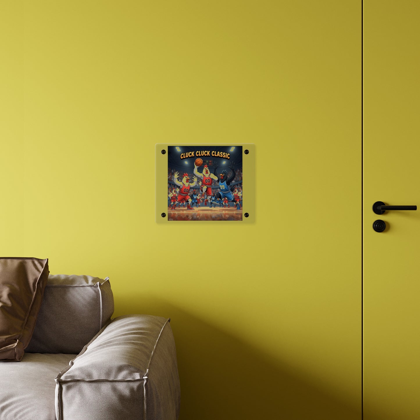 Acrylic Wall Art Panel - Chicken Classic