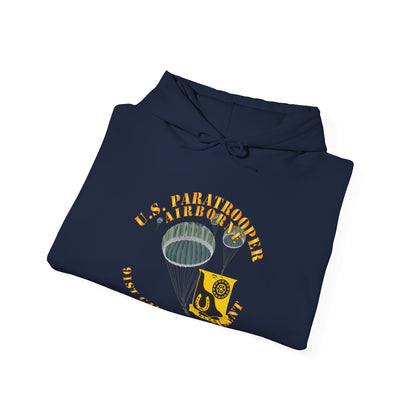 Unisex Heavy Blend™ Hooded Sweatshirt - Army - US Paratrooper - 91st Cavalry Regiment X 300