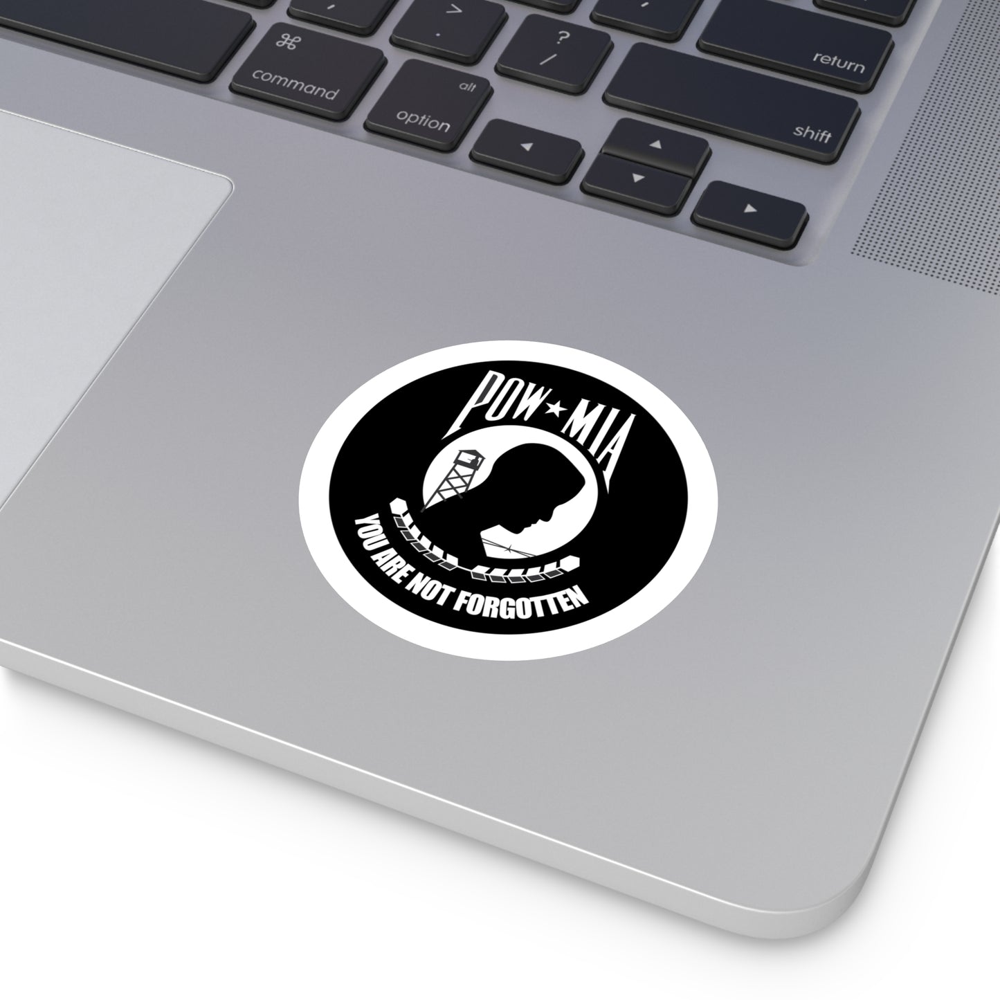 Round Stickers, Indoor\Outdoor POW/MIA Stickers - You Are Not Forgotten!