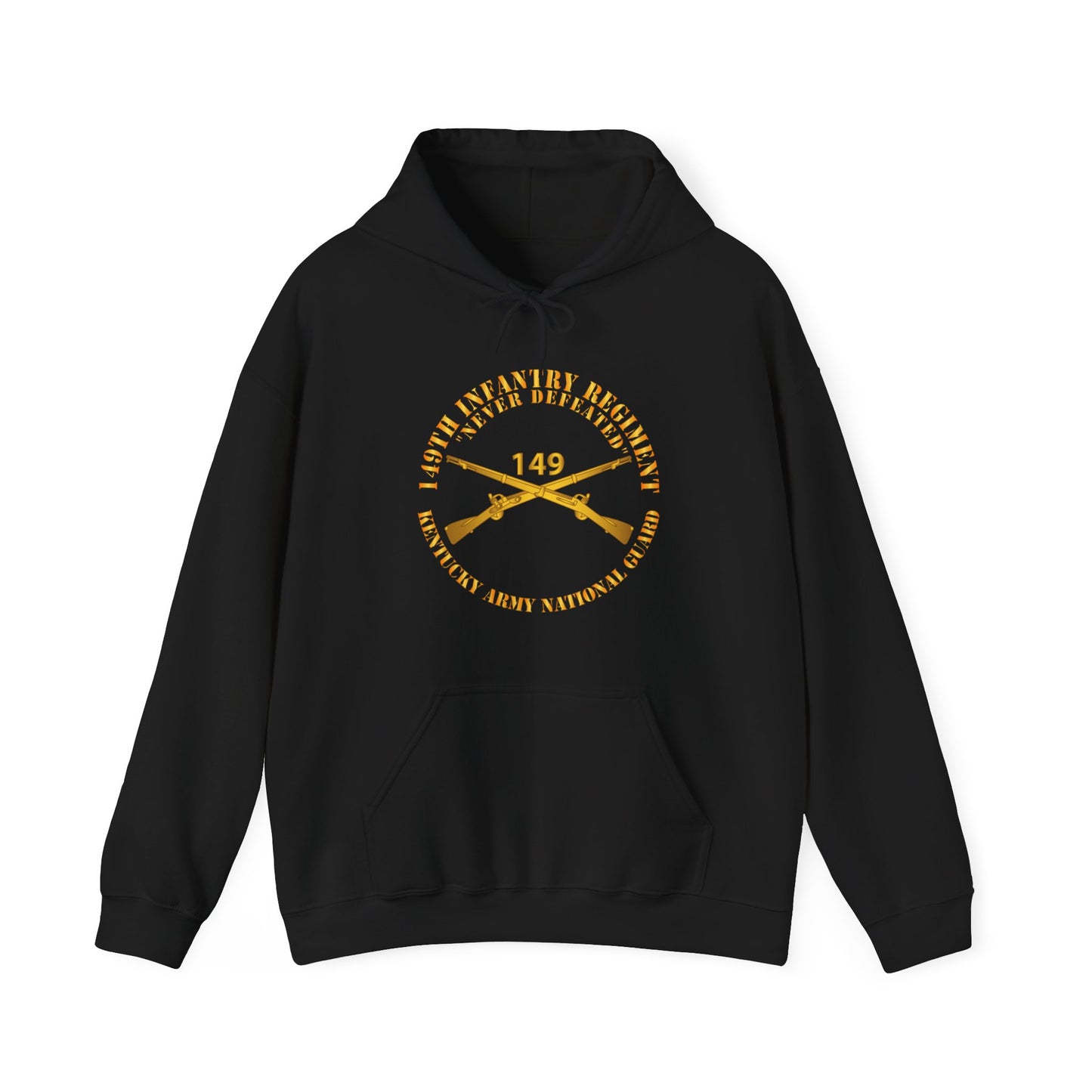 Unisex Heavy Blend™ Hooded Sweatshirt - Army -  149th Infantry Regiment - KYARNG - Branch X 300